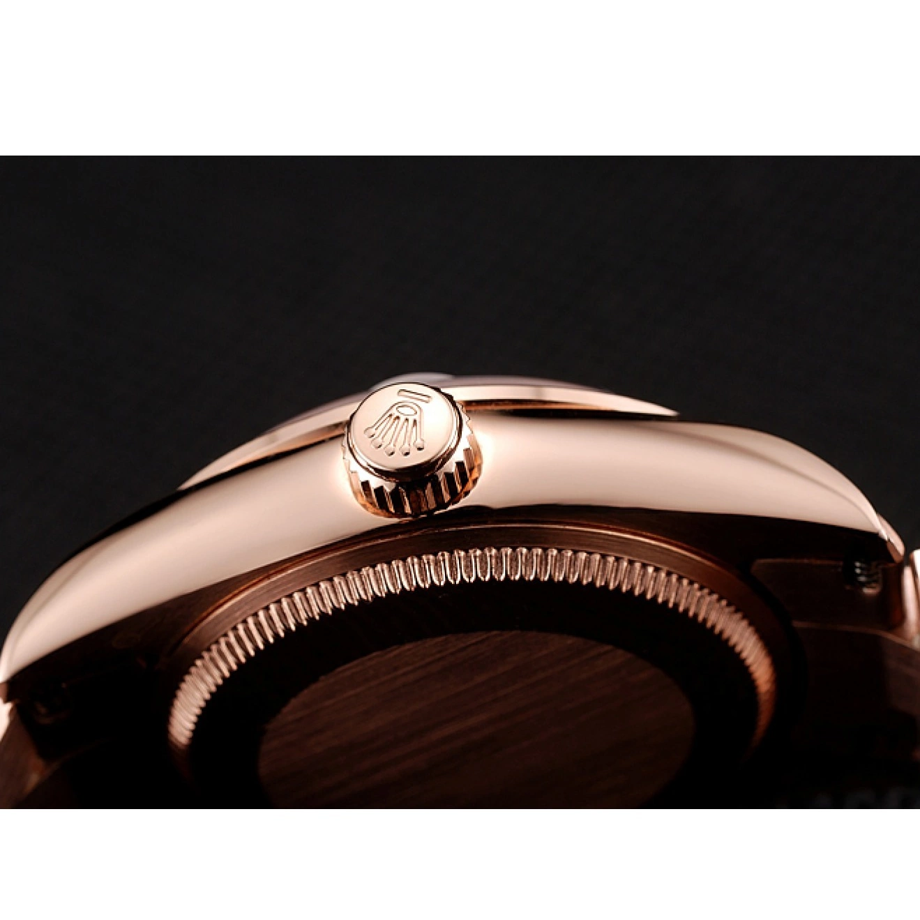 MiroTime 0710 Swiss Rolex DateJust Rose Gold Dial Diamond Case Rose Gold Bracelet 1453977